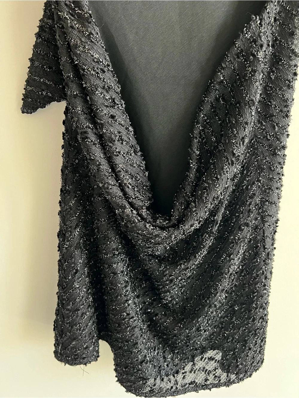 Revolve NBD black flora halter metallic mini dress size small